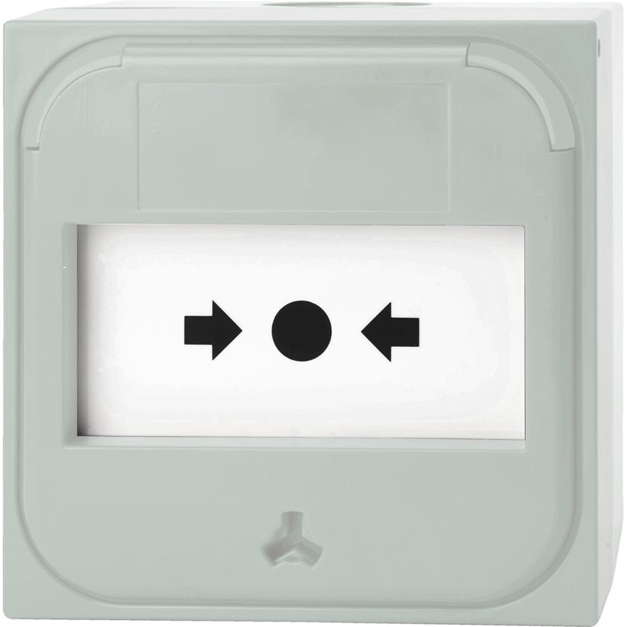 Larmknapp LED adresserbar infälld vit