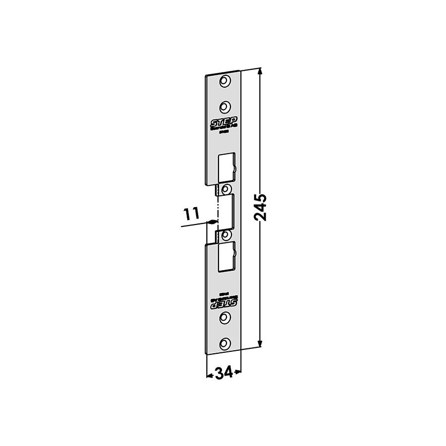 Monteringsstolpe ST4090 plan