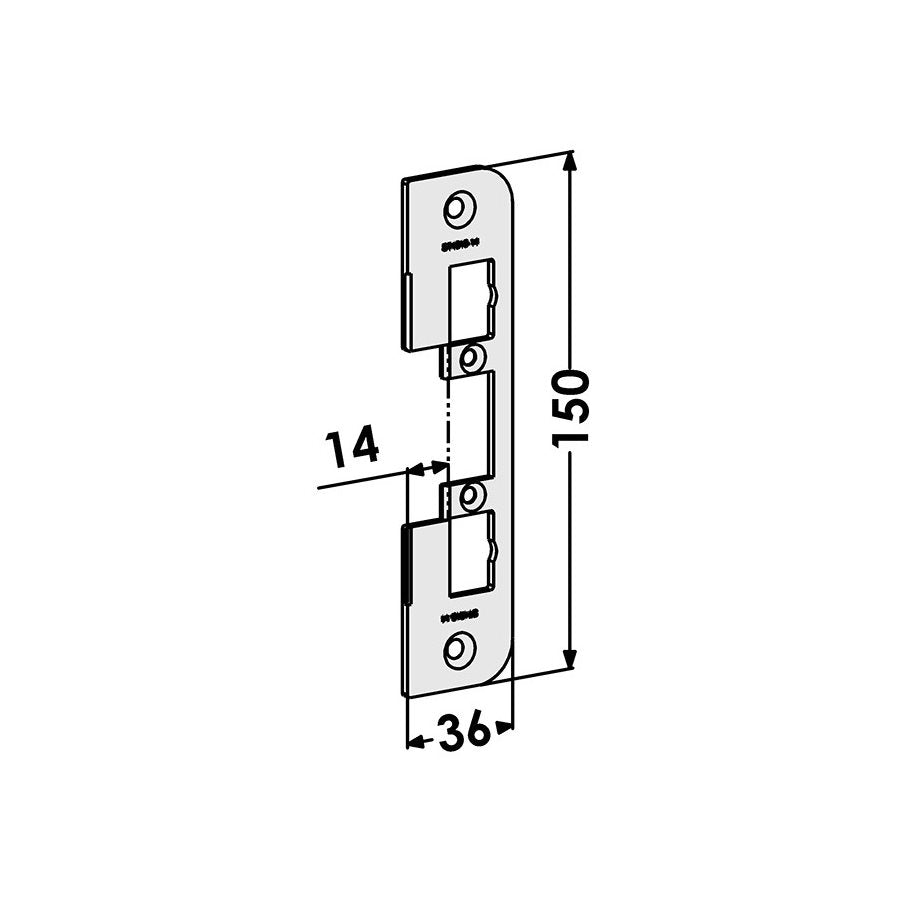 Monteringsstolpe ST4010-14