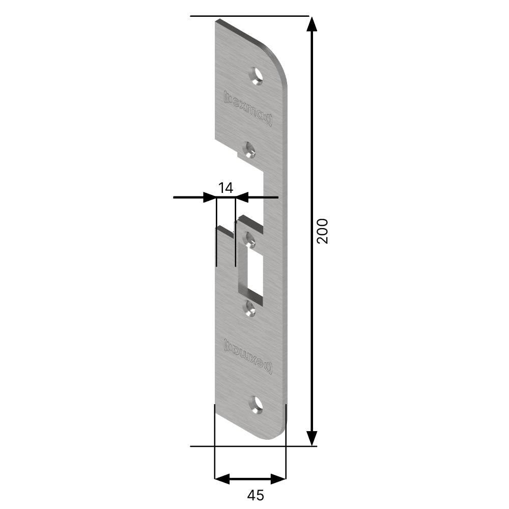 Monteringsstolpe 912-14 plan rundad