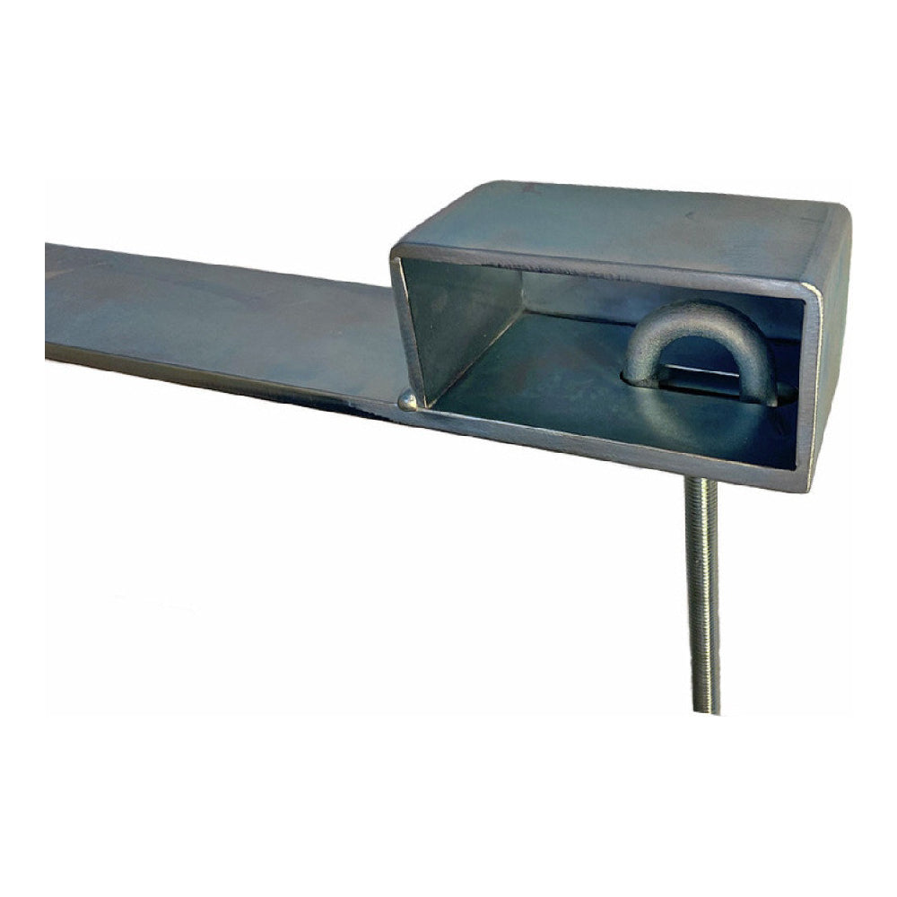 Låsbom 940mm höger krom