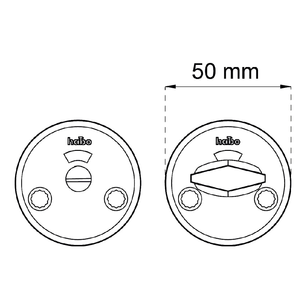Wc-beslag A262Z nickel SB