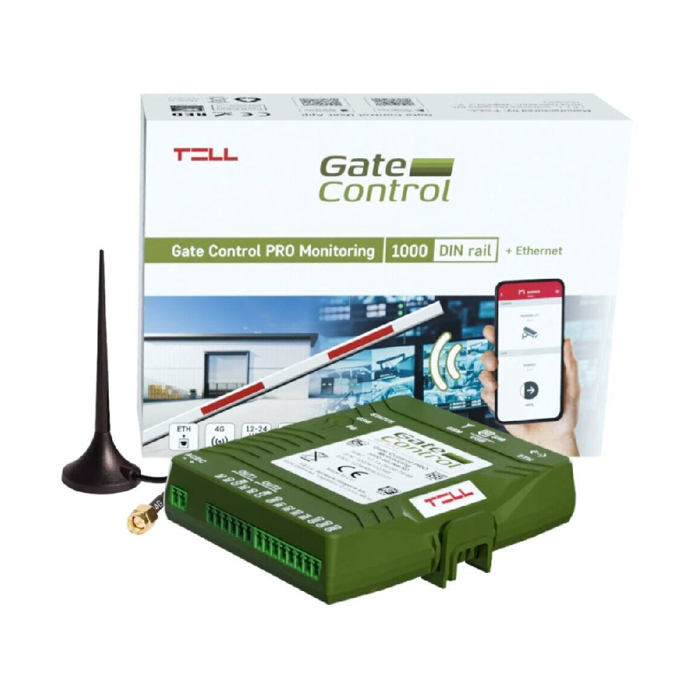 Grindstyrning 4G & Ethernet app 1000 användare DIN-montage