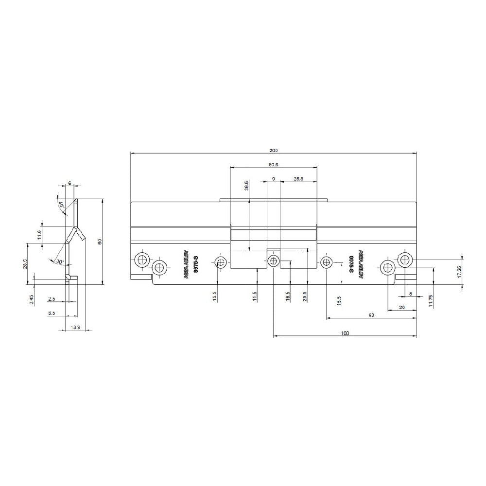 Monteringsstolpe 9975-S