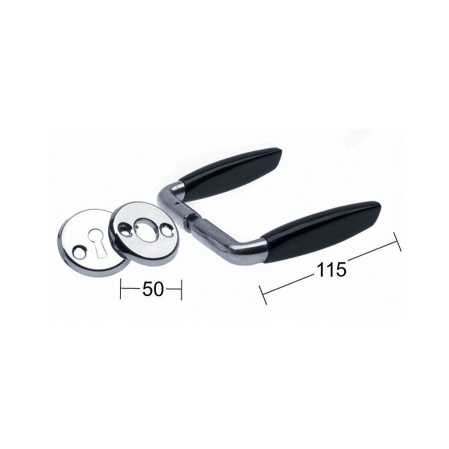 Trycke 130-2991P svart/nickel SB