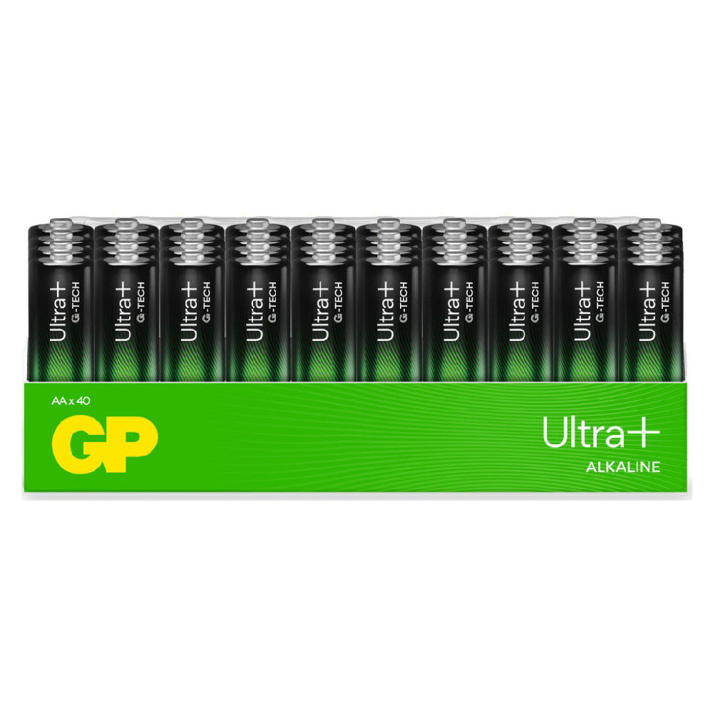 Batteri LR6 AA Ultra Plus alkaliskt 40-pack