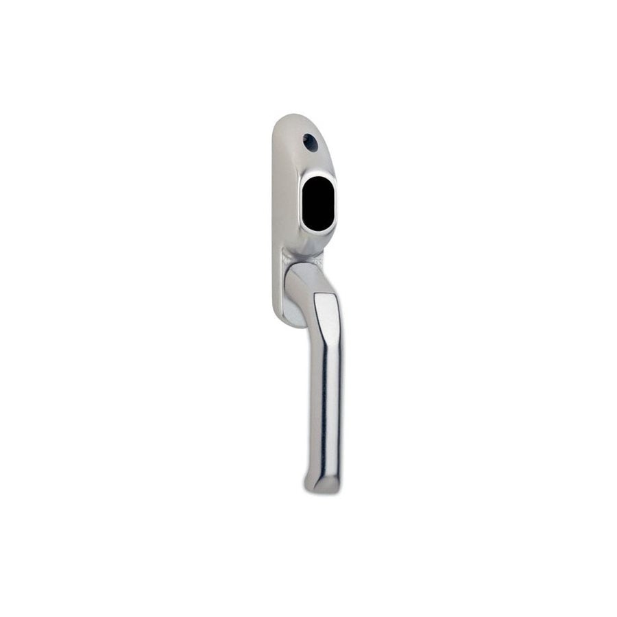 Handtag London 113RH/93s F1 aluminium silver rak oval 43x8