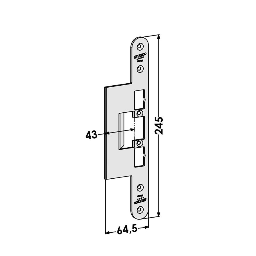 Monteringsstolpe ST4172