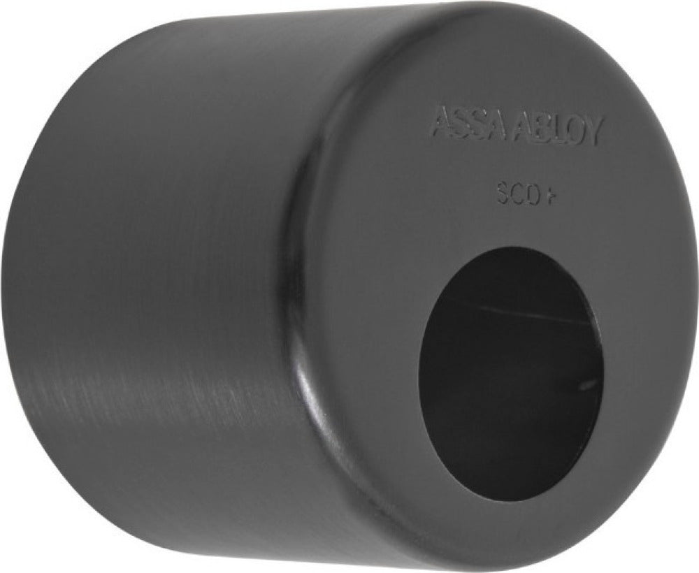 Cylinderhylsa rund mattsvart Mirus