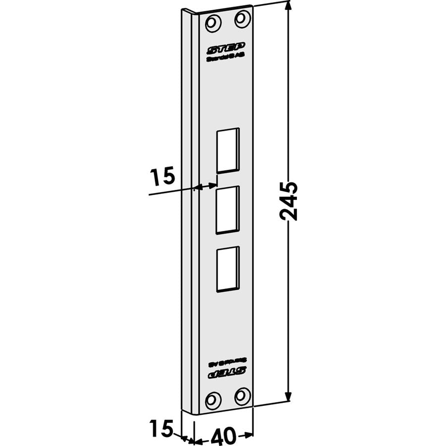 Slutbleck ST6538 vinklad
