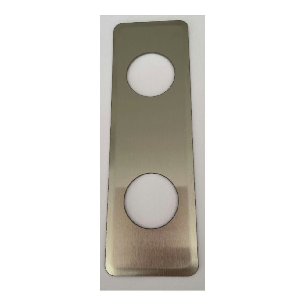 Långskylt 220x70x1mm krom