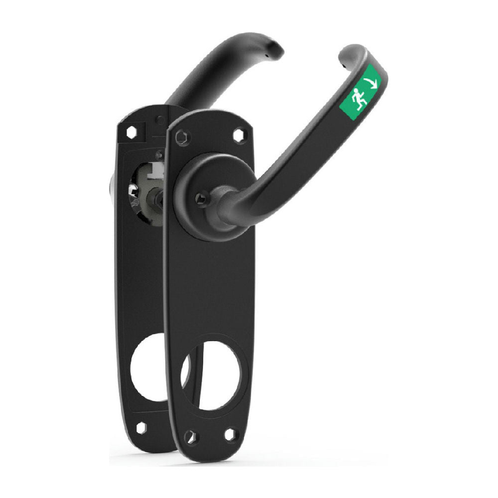 Nödutrymningsbeslag 794-2 mattsvart