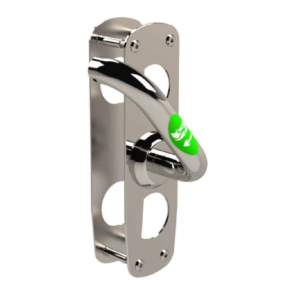 Nödutrymningsbeslag ST17950-R-2 blankt rostfritt stål höger