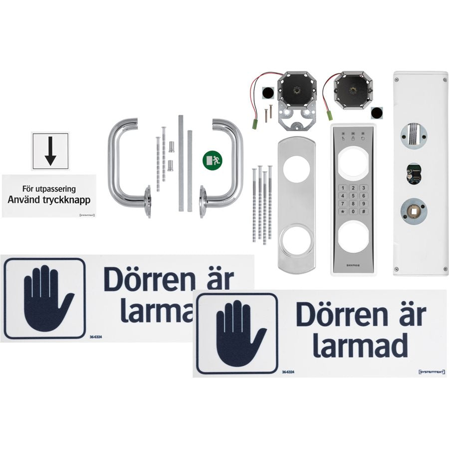 Utrymningslarm Duo Vänster Vit