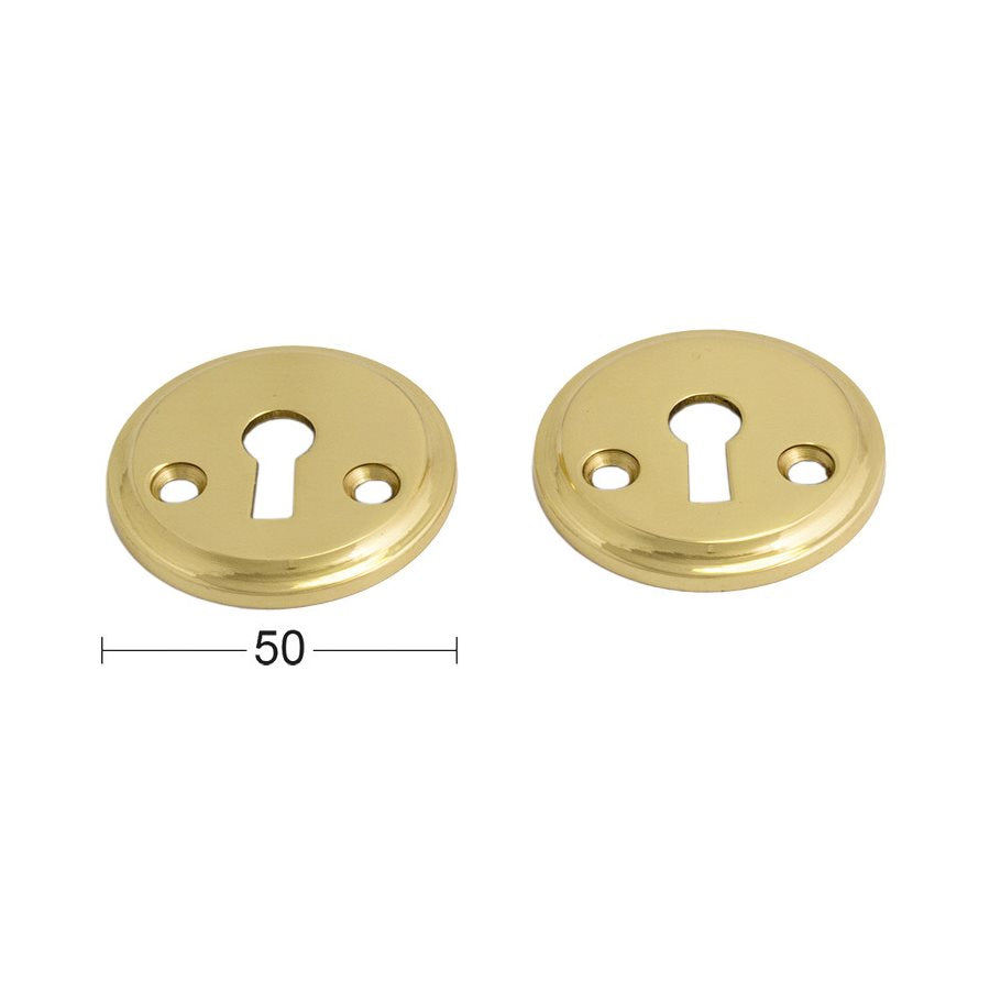 Nyckelskylt 1681 mässing SB