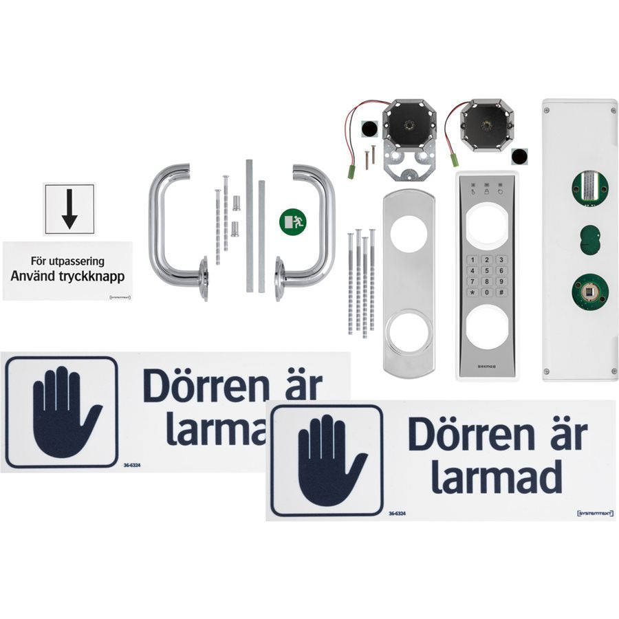 Utrymningslarm Duo Höger Vit