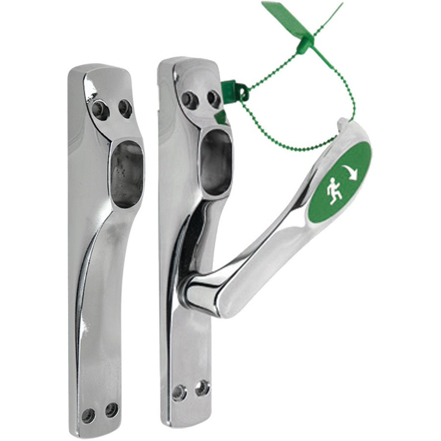 Nödutrymningsbeslag 179B S4 cylsk mattkrom