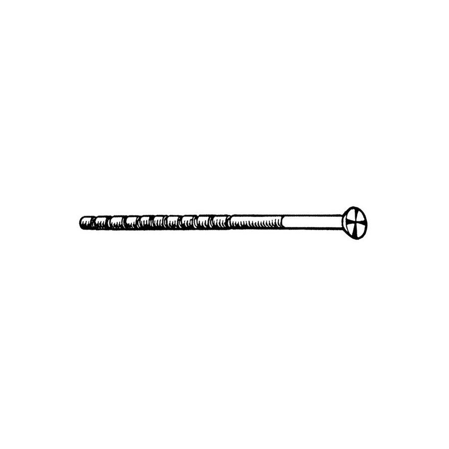Vredskruv M5 envägs midjor 95mm nickel