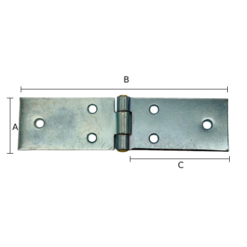 Gångjärn 150x37 2-pack (fynd)