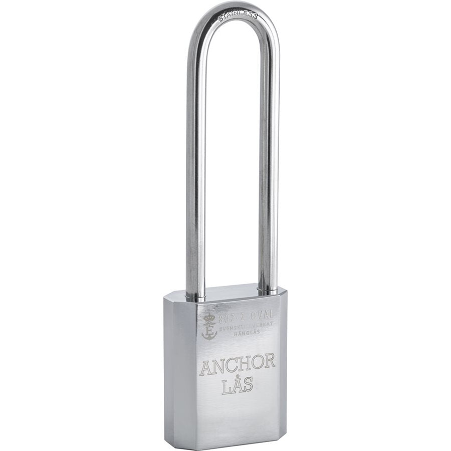 Hänglås 802-2 HB110 oval självlåsande tom