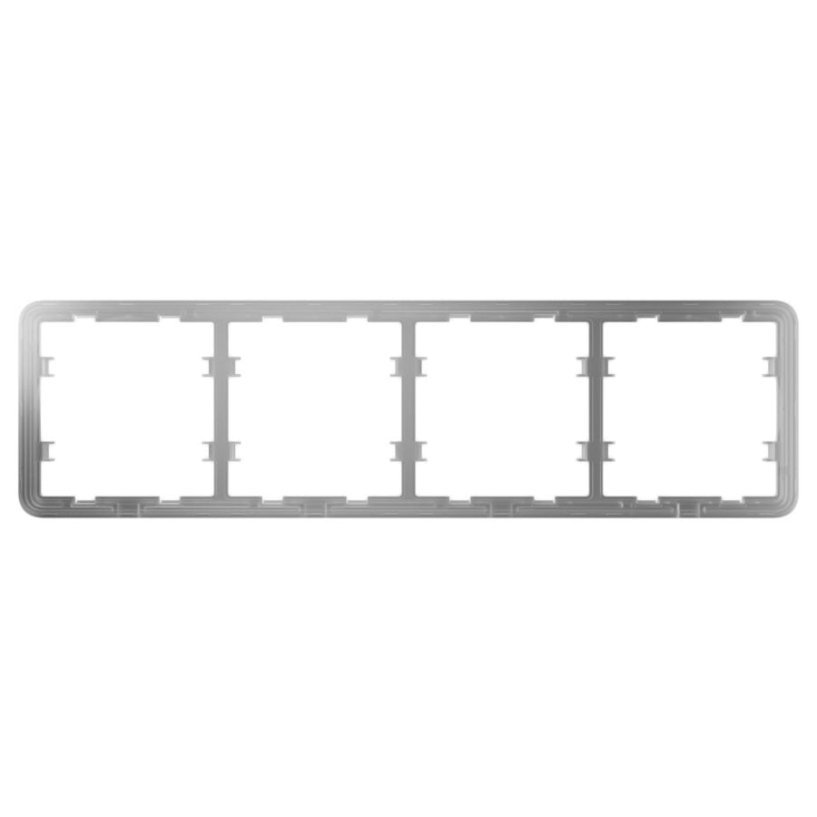Ram för strömbrytare 4st fack vit
