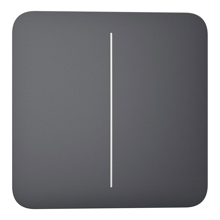 Knapp Solo strömbrytare kron grafit