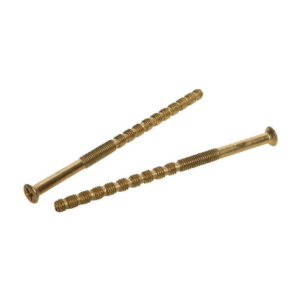 Vredskruv M5 115mm midjor mässing