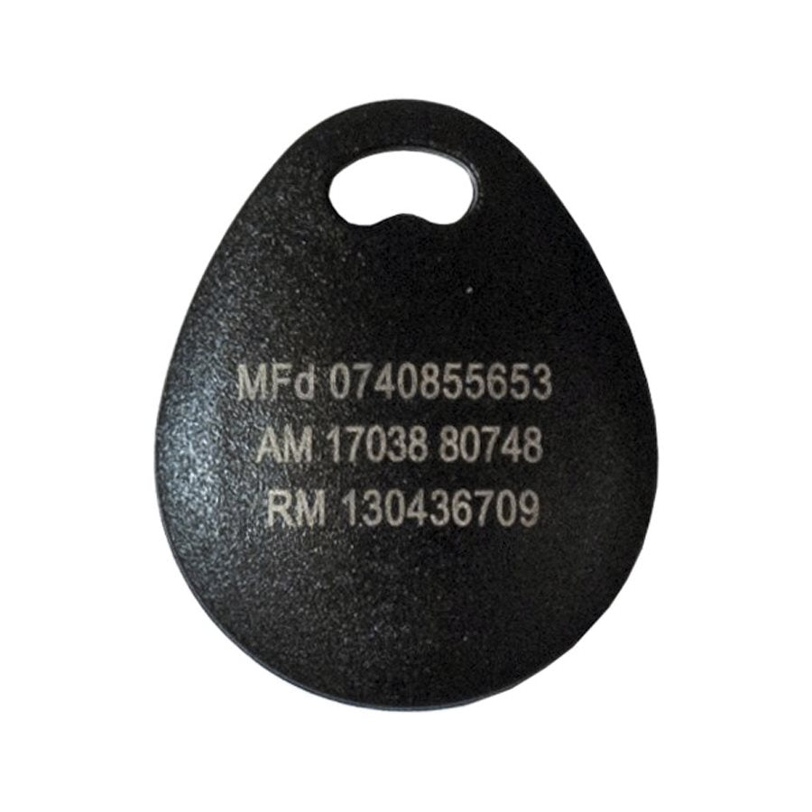 Passerbricka Mifare Boxer svart