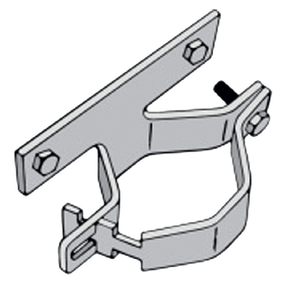 Stolpfäste för plana skyltar