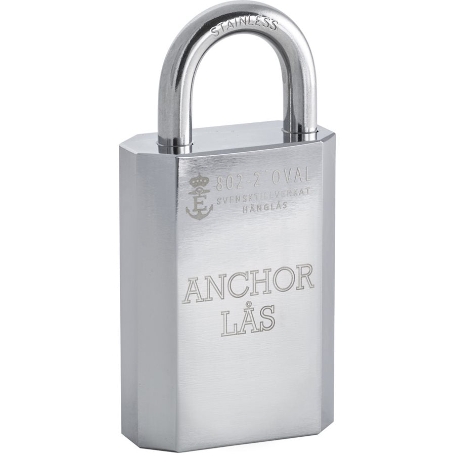 Hänglås 802-2 oval B25 WP XL tom