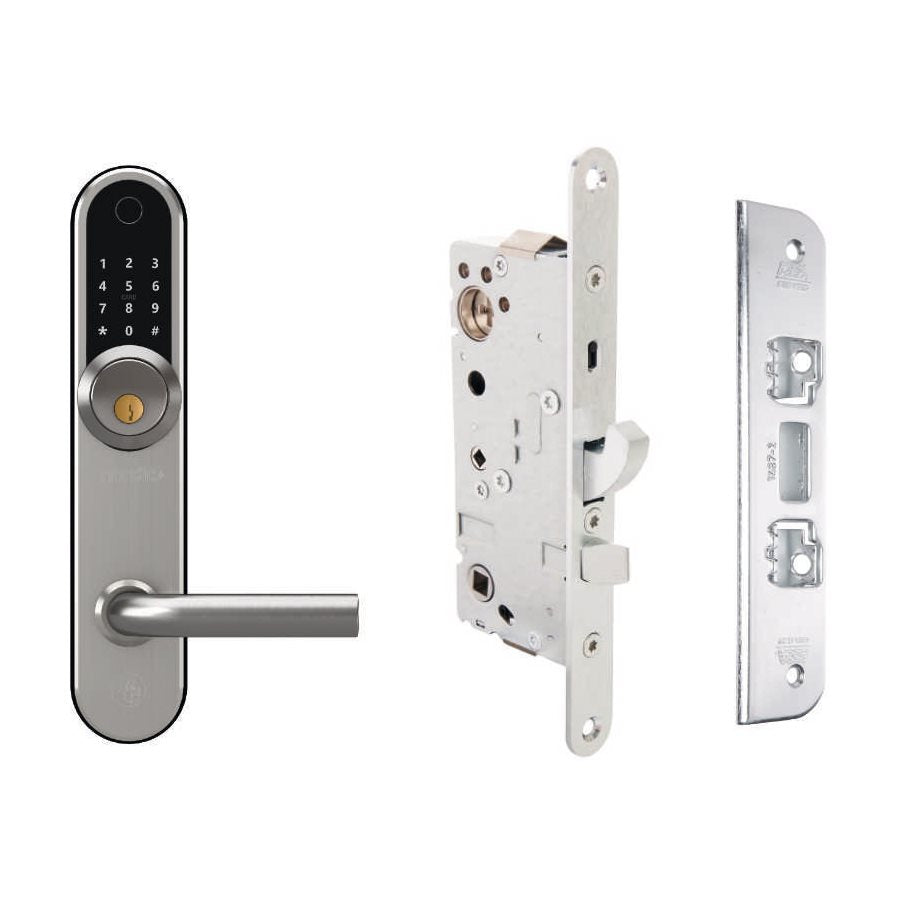 Kodlås BG4000 Nordic+ silver Kpl ASSA