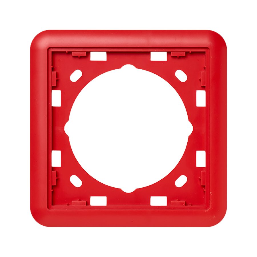 Täckram För Larmknapp Röd