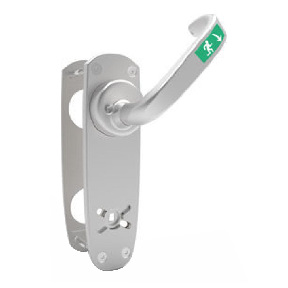 Nödutrymningsbeslag 796 vänster mattkrom