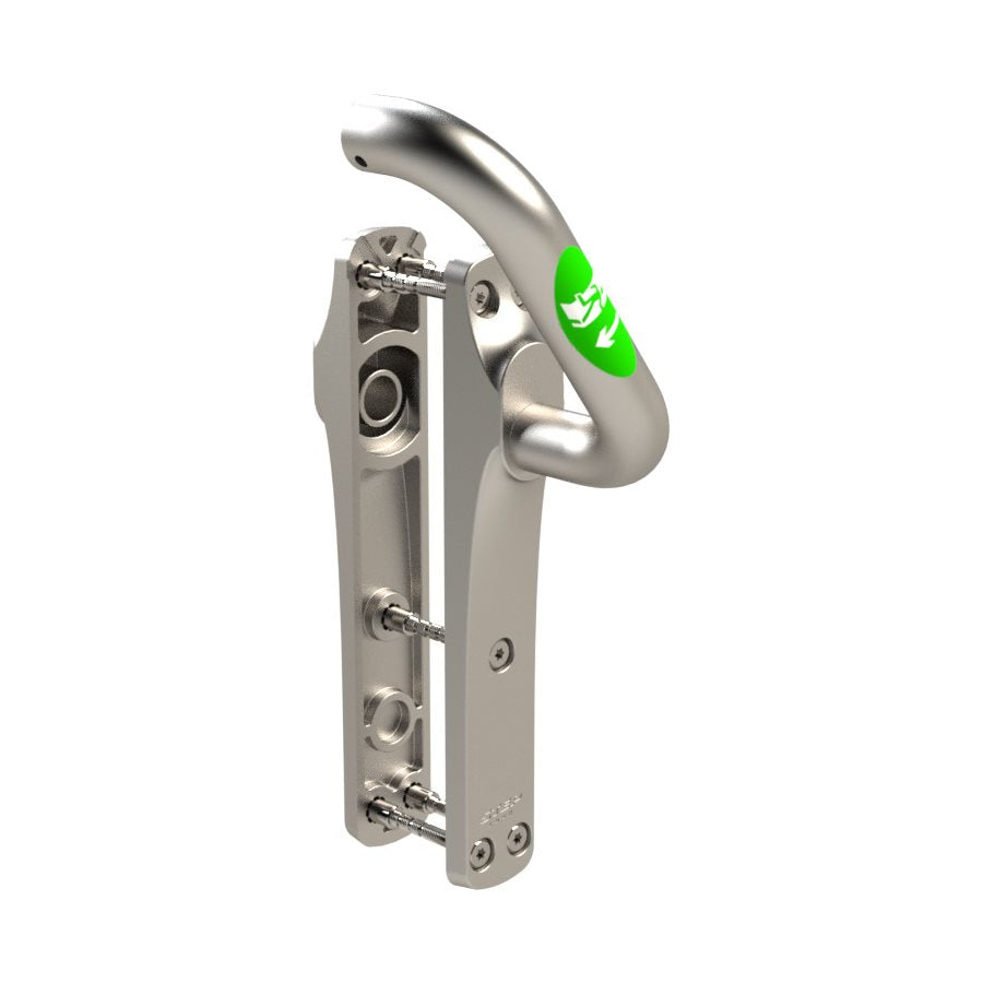 Nödutrymningsbeslag ST17941 borstat rostfritt stål höger