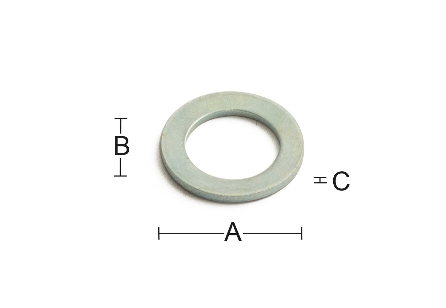 Slitring 250 9x14x2mm galv 10st SB