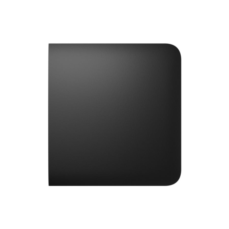 Sidoknapp för strömbrytarna 1-polig och trapp svart