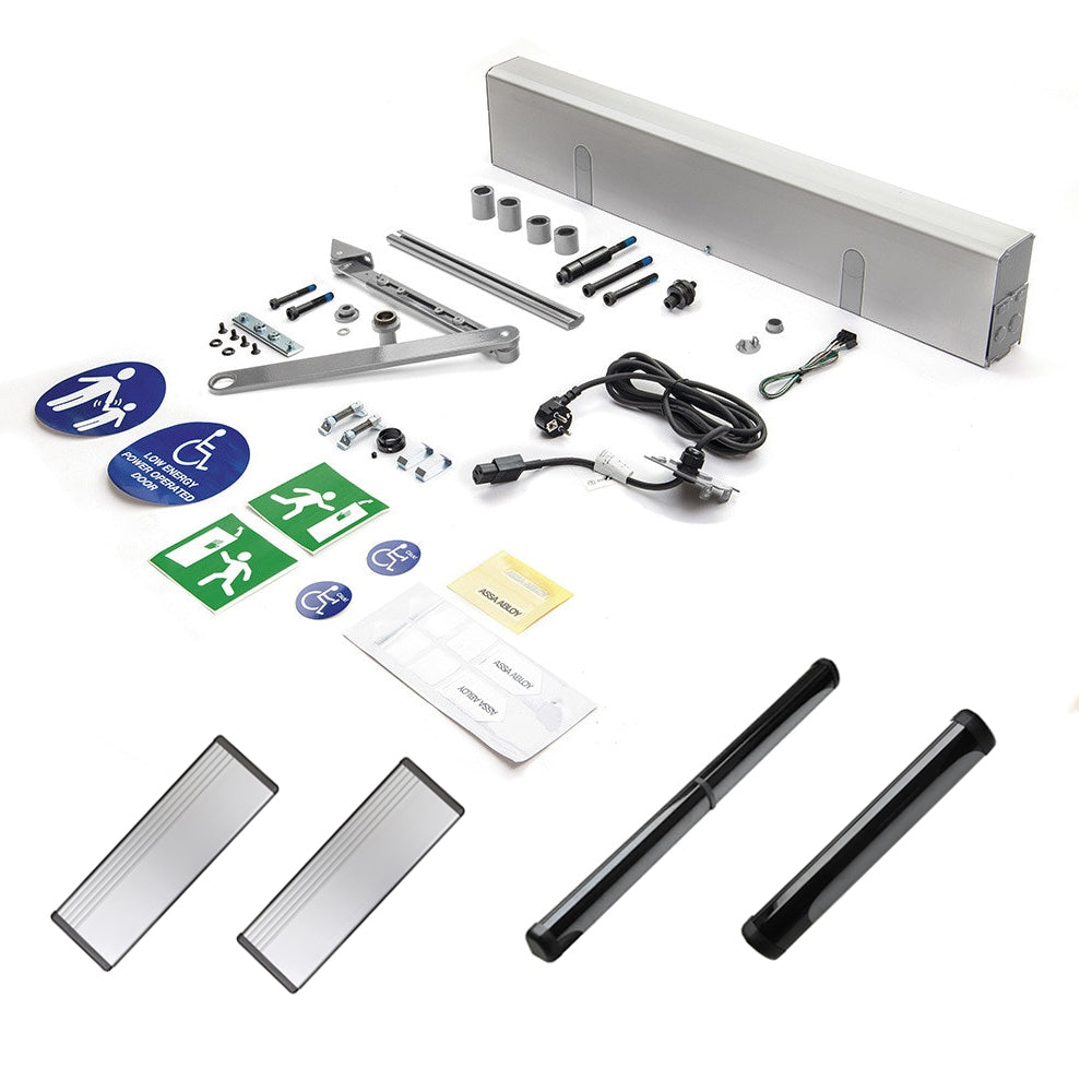 Dörrautomatikpaket SW300 tryck Hotron mix AK Silver alu