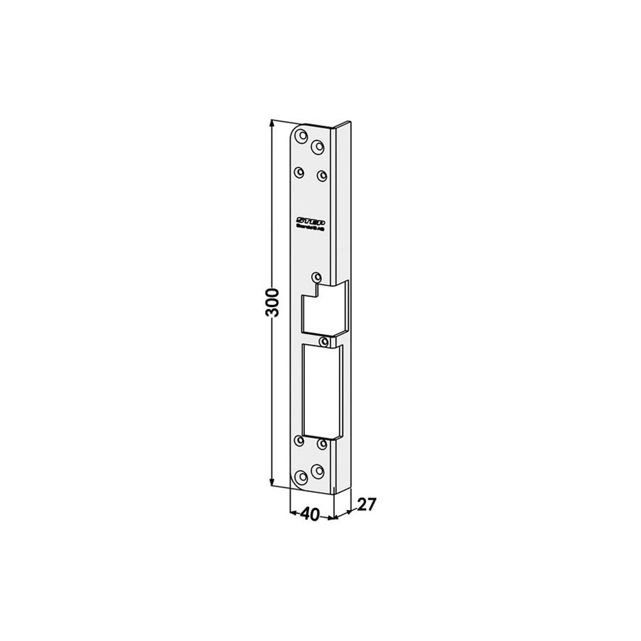 Monteringsstolpe ST284a vä