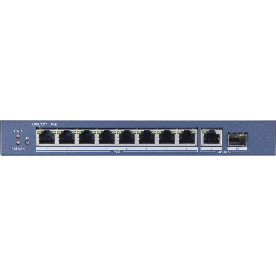 PoE Switch 8 Ports unmanaged HiPoE DS-3E0510HP-E