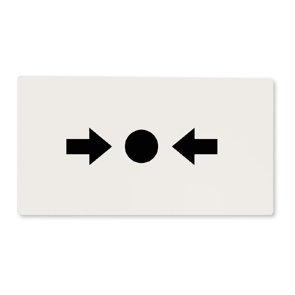 Reservglas glas larmknapp 10-pack