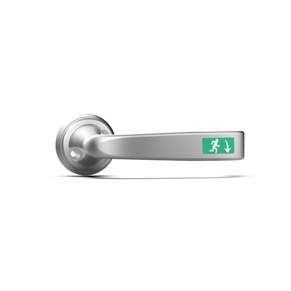 Nödutrymningsbeslag 793 utan skylt mattkrom