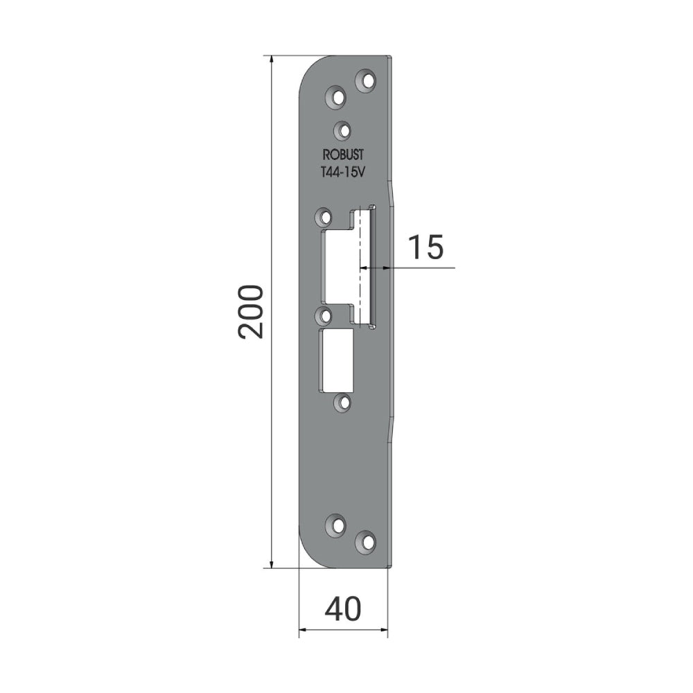 Monteringsstolpe T44-15V