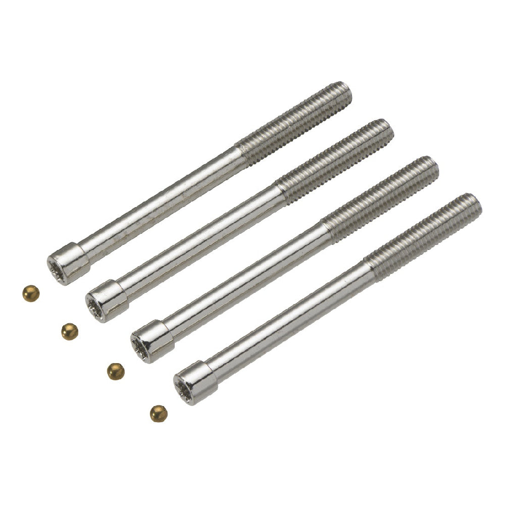 Cylinderskruv säkerhet M5x70mm inkl plugg 4-pack