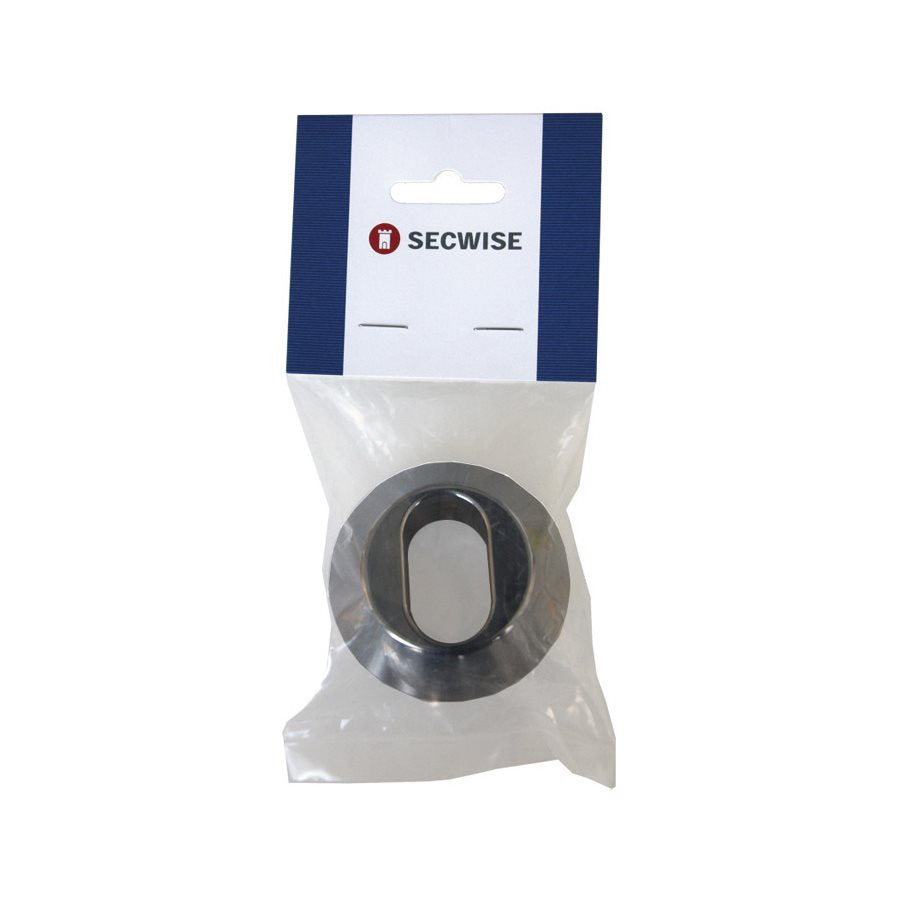 Cylinderring härdad oval 8mm krom SB