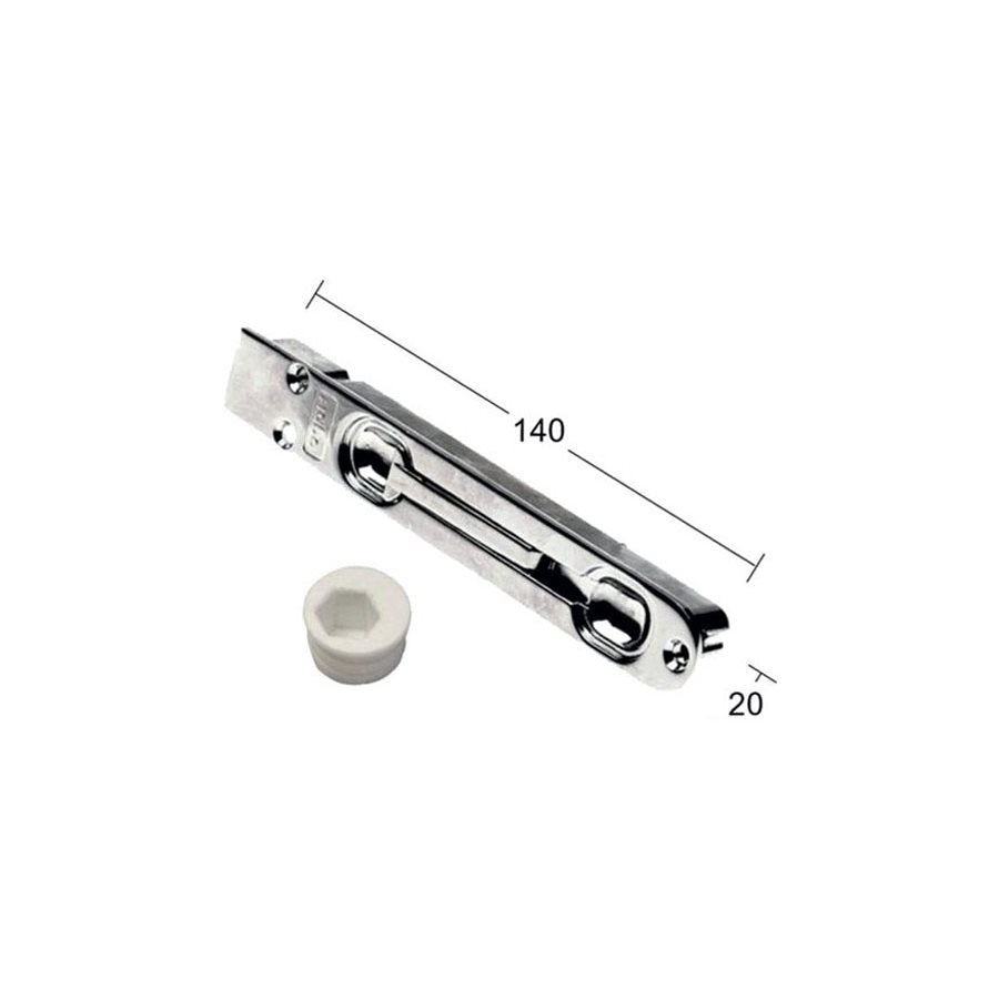 Kantregel 8312 krom SB