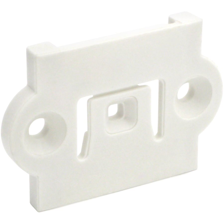 Fästplatta 2434 för gångjärn vit