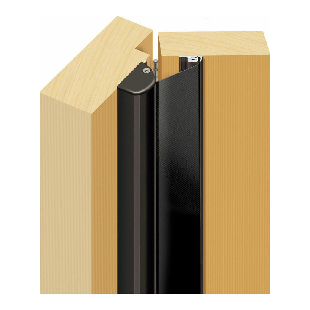 Klämskydd rullgardin svart