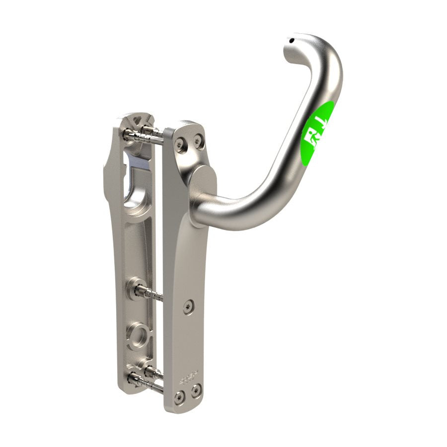 Nödutrymningsbeslag ST17940 cyl borstat rostfritt stål vä