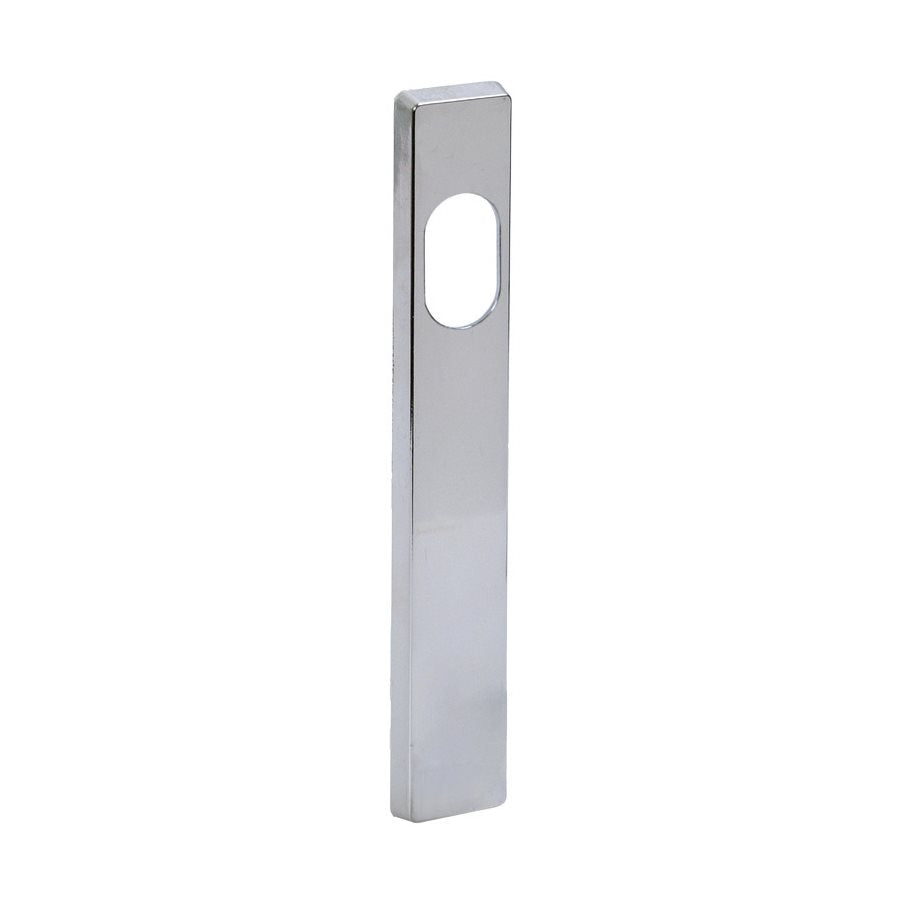 Cylinderskylt 12mm utsida krom