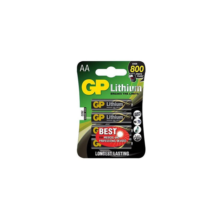 Batteri AA 15LF-2U4 1,5V Lithium 4-pack SB